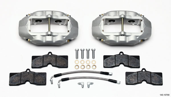 Wilwood 140-10790 | D8-4 Rear Caliper Kit Clear Corvette C2 / C3 65-82; 1965-1982