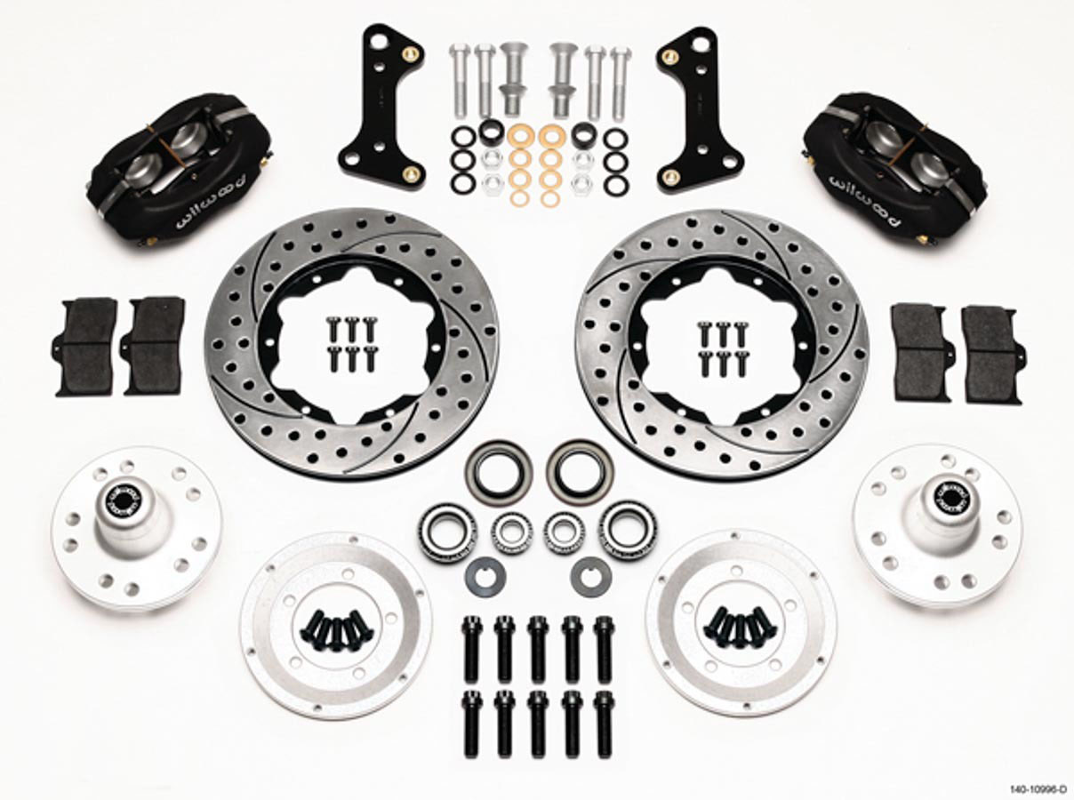 Wilwood 140-10996-d | Forged Dynalite Front Kit 11.00in Drilled 67-69 Camaro 64-72 Nova Chevelle; 1967-1969