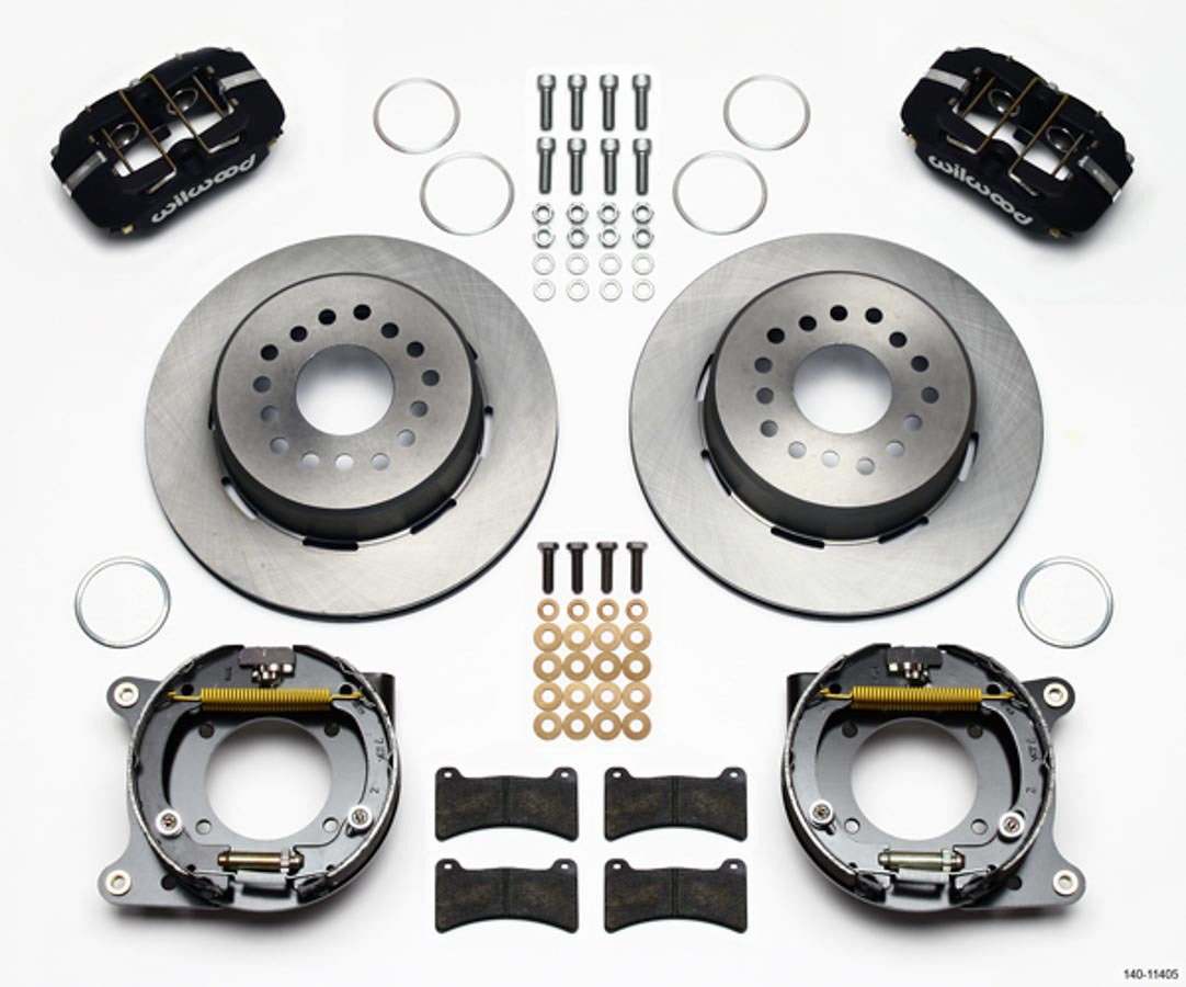 Wilwood 140-11405 | Dynapro Low-Profile 11.00in P-Brake Kit 55-57 Chevy 2.34in Offset; 1955-1957