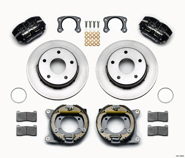 Wilwood 140-13664 | Dynapro Lug Mount P/S Park Brake Kit Big Ford New 2.38in Off Bronco 5 x 5.50; 1965-1977