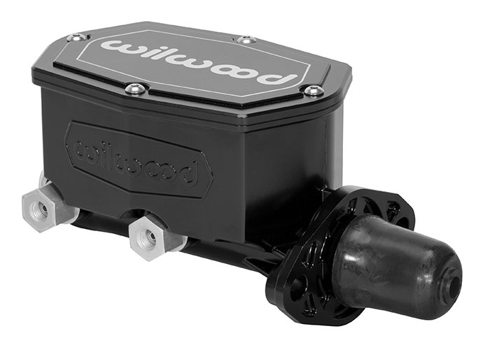 Wilwood 260-14959-bk | Compact Tandem Master Cylinder - 1in Bore - w/Pushrod (Black)