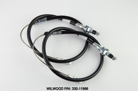 Wilwood 330-11986 | Parking Brake Cable Kit Internal P-Brake 59-64 Impala; 1959-1964