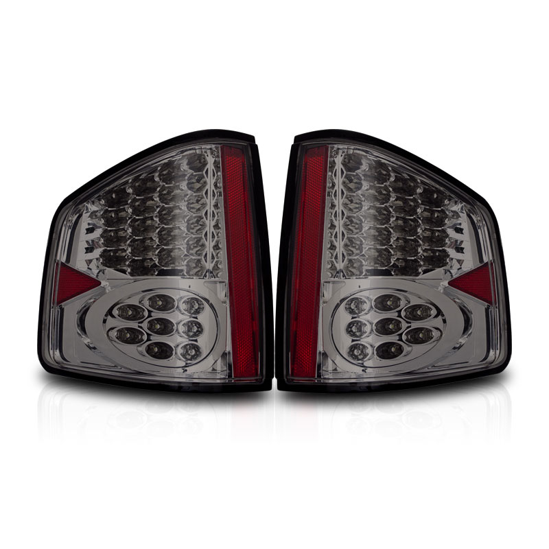 Winjet ctwj-0008-cs | 1994-2004 Gmc Sonoma Led Tail Light - Chrome/Smoke; 1994-2004