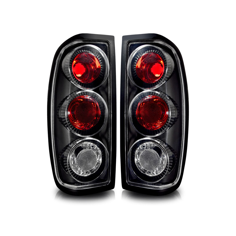 Winjet ctwj-0043-bc | 1998-2004 Nissan Frontier Altezza Tail Light - Black / Clear; 1998-2004