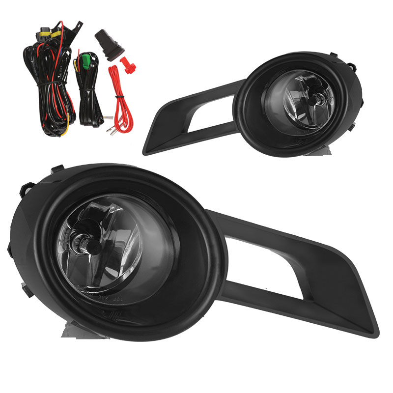 Winjet cfwj-0389-c | 2008-2011 Toyota Highlander Fog Light - Clear (Wiring Kit Included); 2008-2011