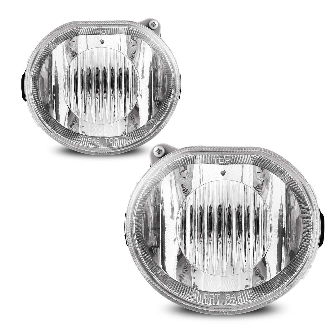 Winjet cfwj-0552-c | 2002-2004 Jeep Liberty Fog Light - Clear; 2002-2004