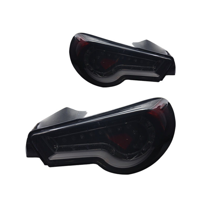 Winjet ctwj-0323-bs | 2012-2015 Toyota 86 Led Tail Lights - Black / Smoke; 2017-2020