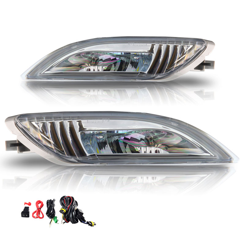 Winjet cfwj-0405-c | 2006-2010 Toyota Sienna Led Fog Light - Clear (Wiring Kit Included); 2006-2010