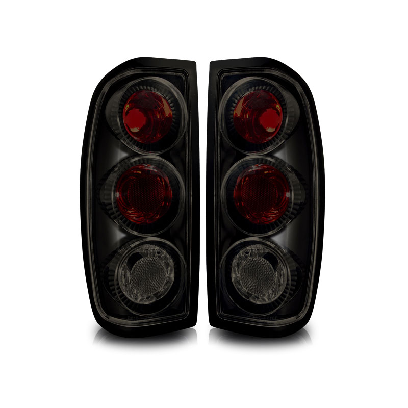 Winjet ctwj-0043-bs | 1998-2004 Nissan Frontier Altezza Tail Light - Black / Smoke; 1998-2004