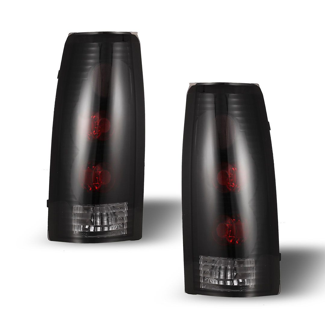 Winjet ctwj-0003-bs | 1992-1999 Gmc Suburban Altezza Tail Lights - Black / Smoke; 1992-1999