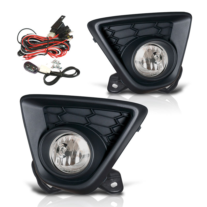 Winjet cfwj-0403-c | 2013-2015 Mazda Cx-5 Fog Light - Clear (Wiring Kit Included); 2013-2015