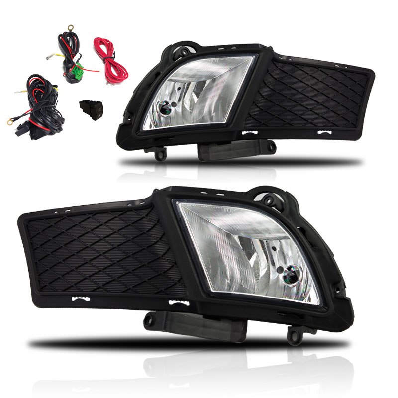 Winjet cfwj-0285-c | 2010-2012 Kia Forte 4Dr Fog Lights - (Clear) - (Wiring Kit Included); 2010-2012