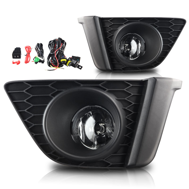 Winjet cfwj-0424-c | 2014-2015 Honda Fit Fog Light - Clear (Wiring Kit Included); 2014-2015