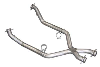 Pypes Exhaust XFM10 | Pypes Mustang 2.5" X-pipe Kit No Cats (for Short Tube Headers); 1979-1995