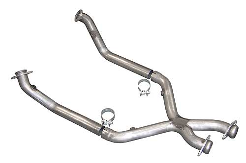 Pypes Exhaust XFM19 | Pypes V6 Mustang 2.5" X-pipe Kit; 1996-2004